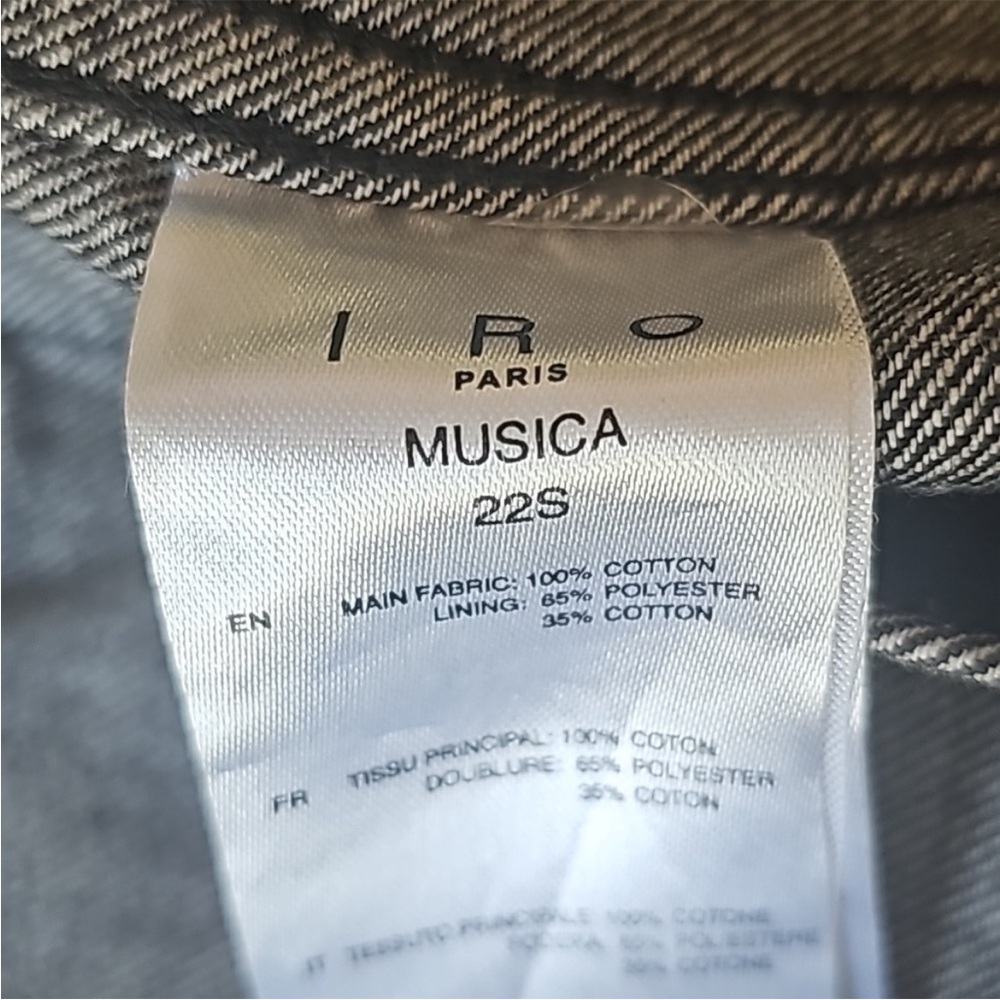 IRO Paris Denim Jacket MUSICA 22S - Picture 4 of 8